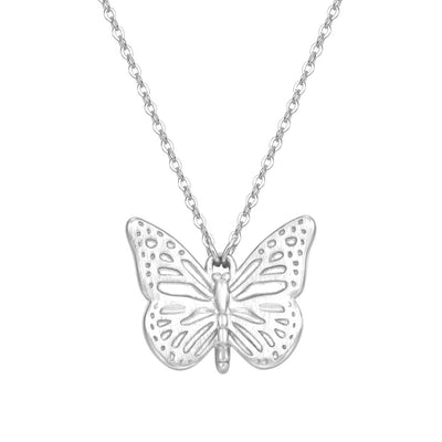 Colliers Pendant Papillon Sterling Argent