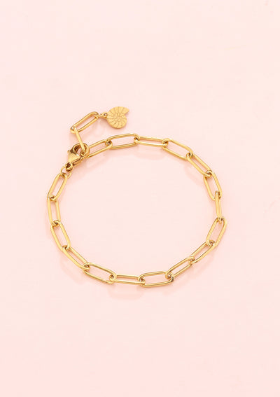 Großgliedriges Armband Gold