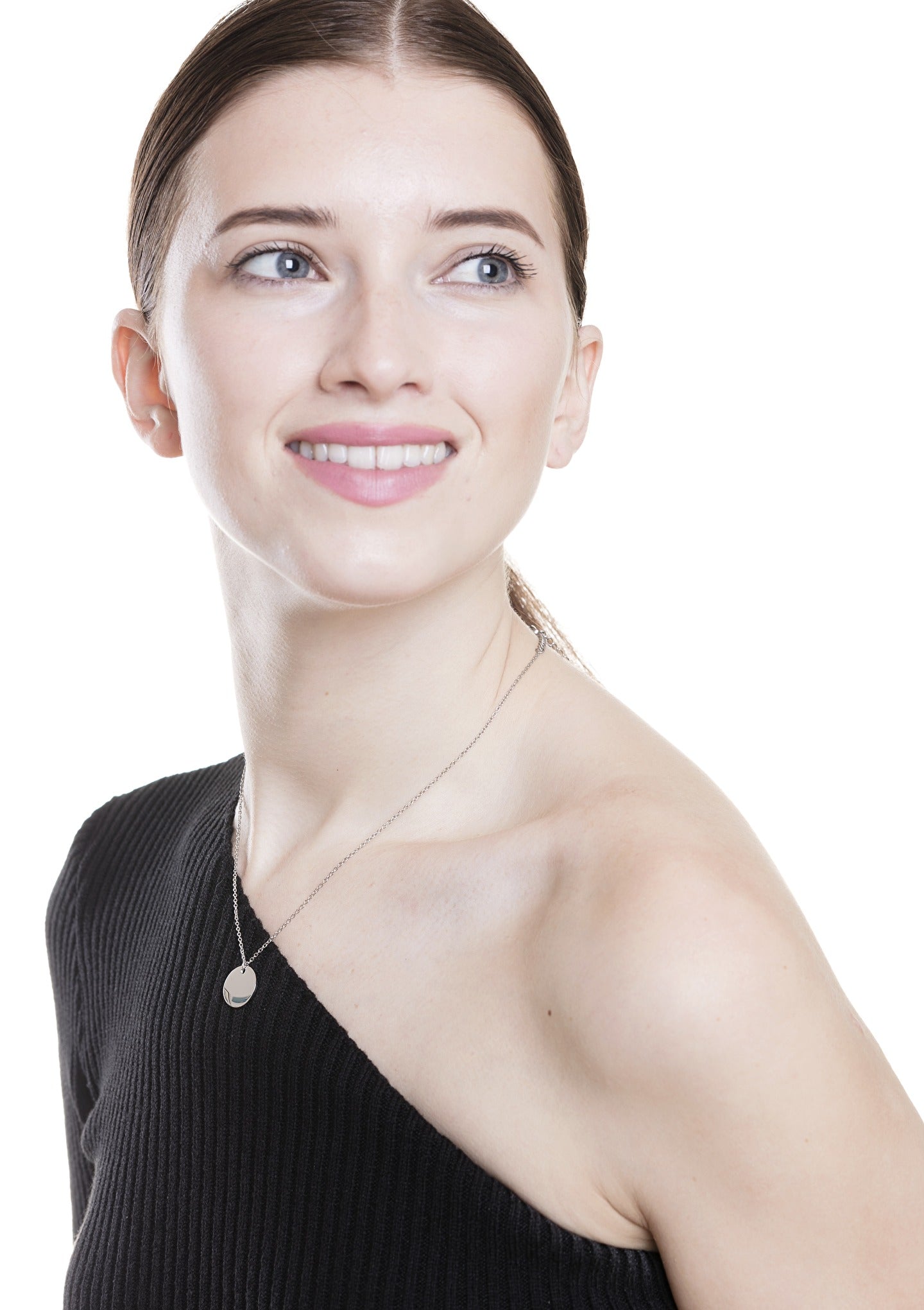 Collier Cercle Plein en Argent