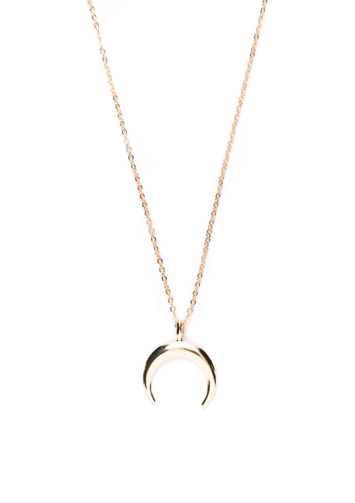 Collar Media Luna en Oro