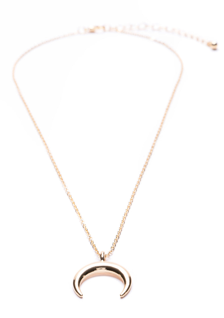 Collar Media Luna en Oro