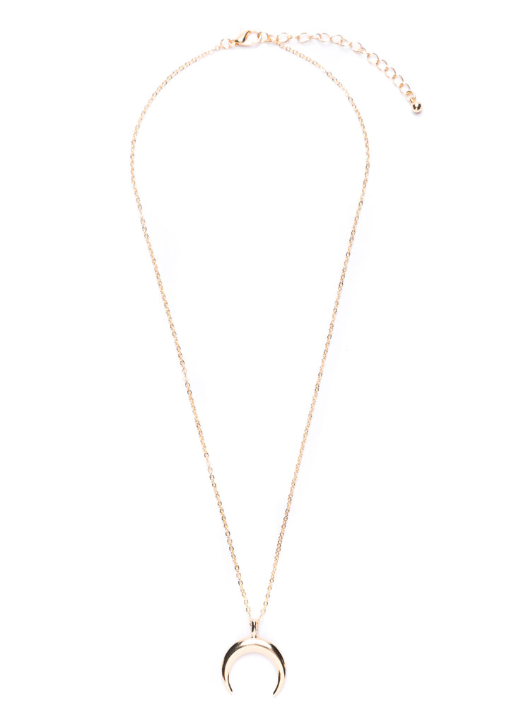Collar Media Luna en Oro