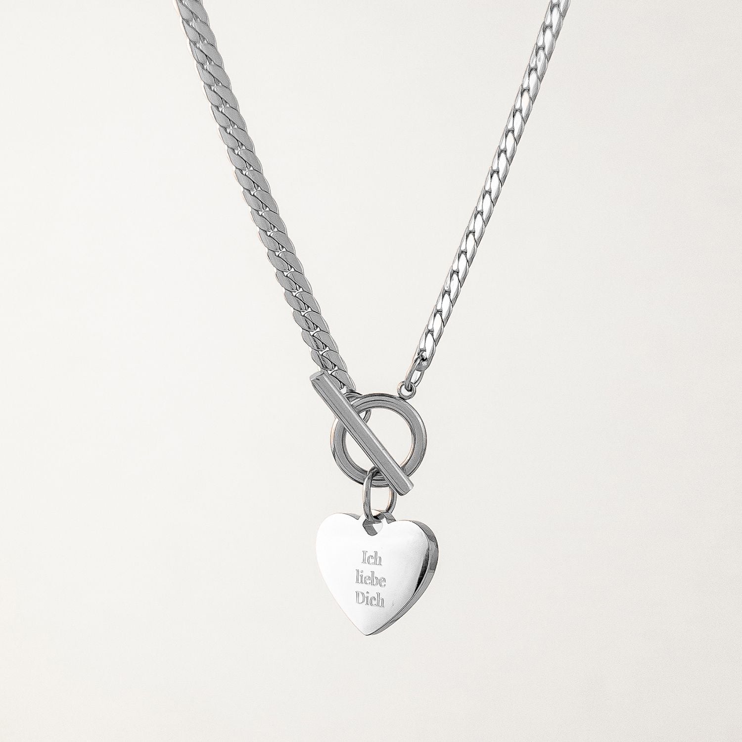 Ich Liebe Dich T-Steg Necklace