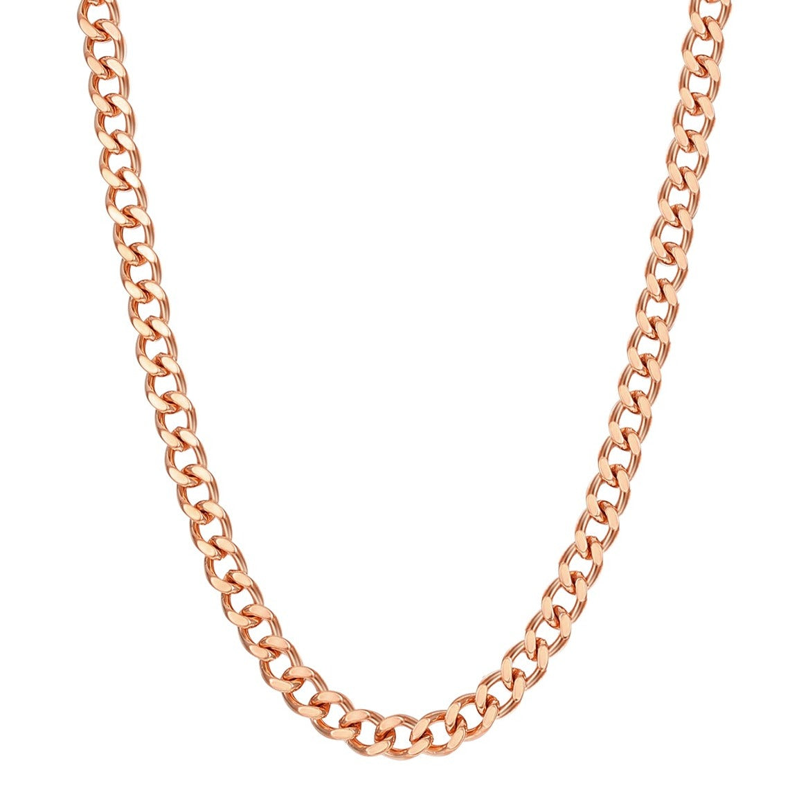 Layering Set Curb Chain and Heart Necklace
