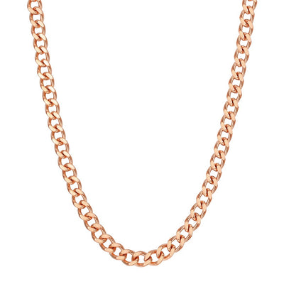 Layering Set Curb Chain and Heart Necklace