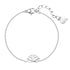 Lotus Armband in Silberfarbe