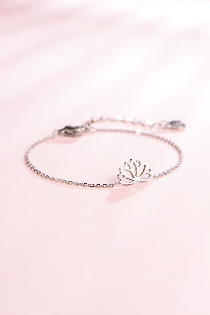 Lotus Bracelet Silver