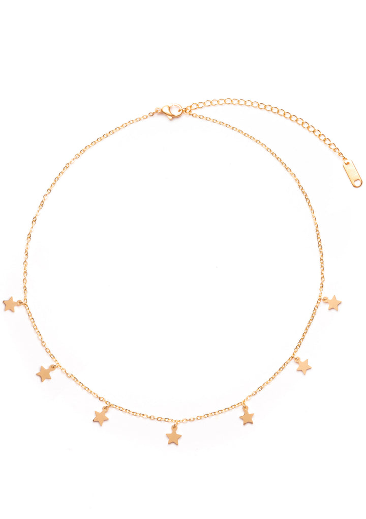 Conjunto Collar a Múltiples Capas en Oro
