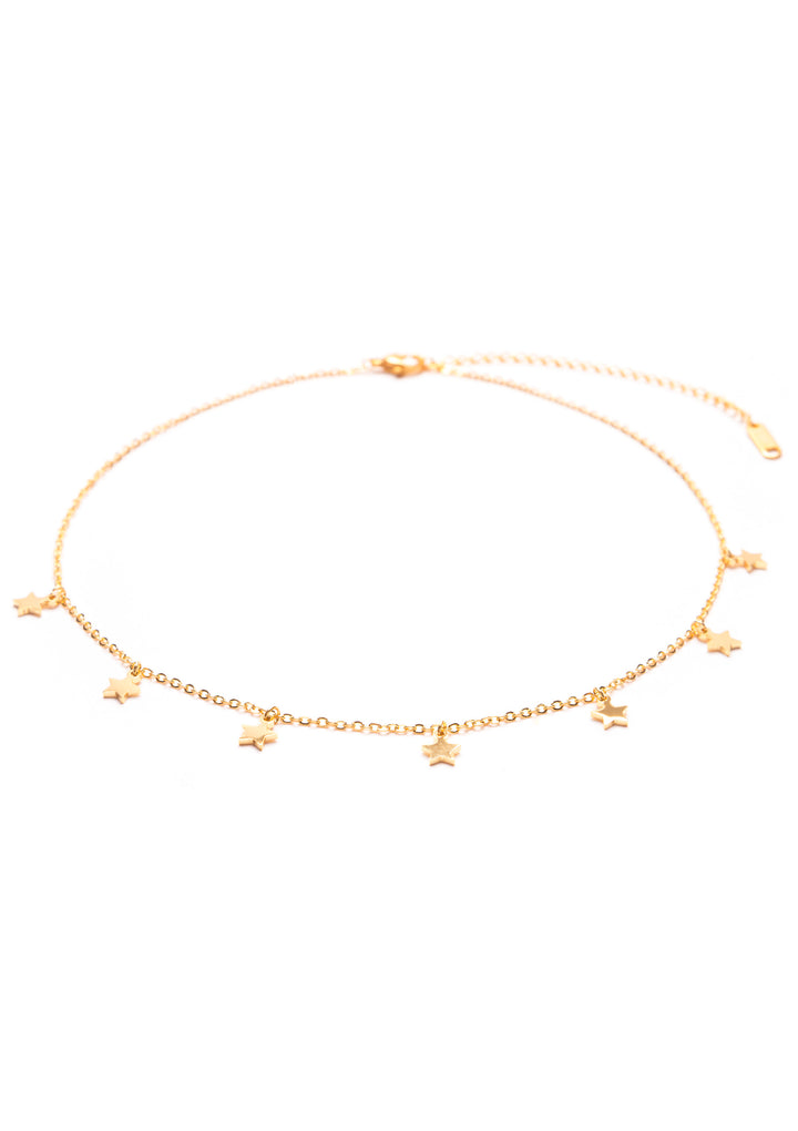 Conjunto Collar a Múltiples Capas en Oro