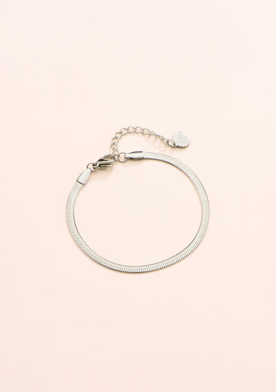 Bracelet Chaîne Serpent en Argent