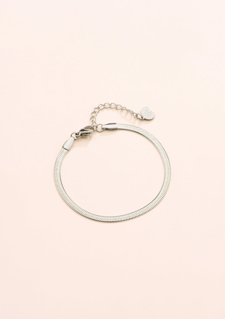 Schlangenarmband Silberfarbe