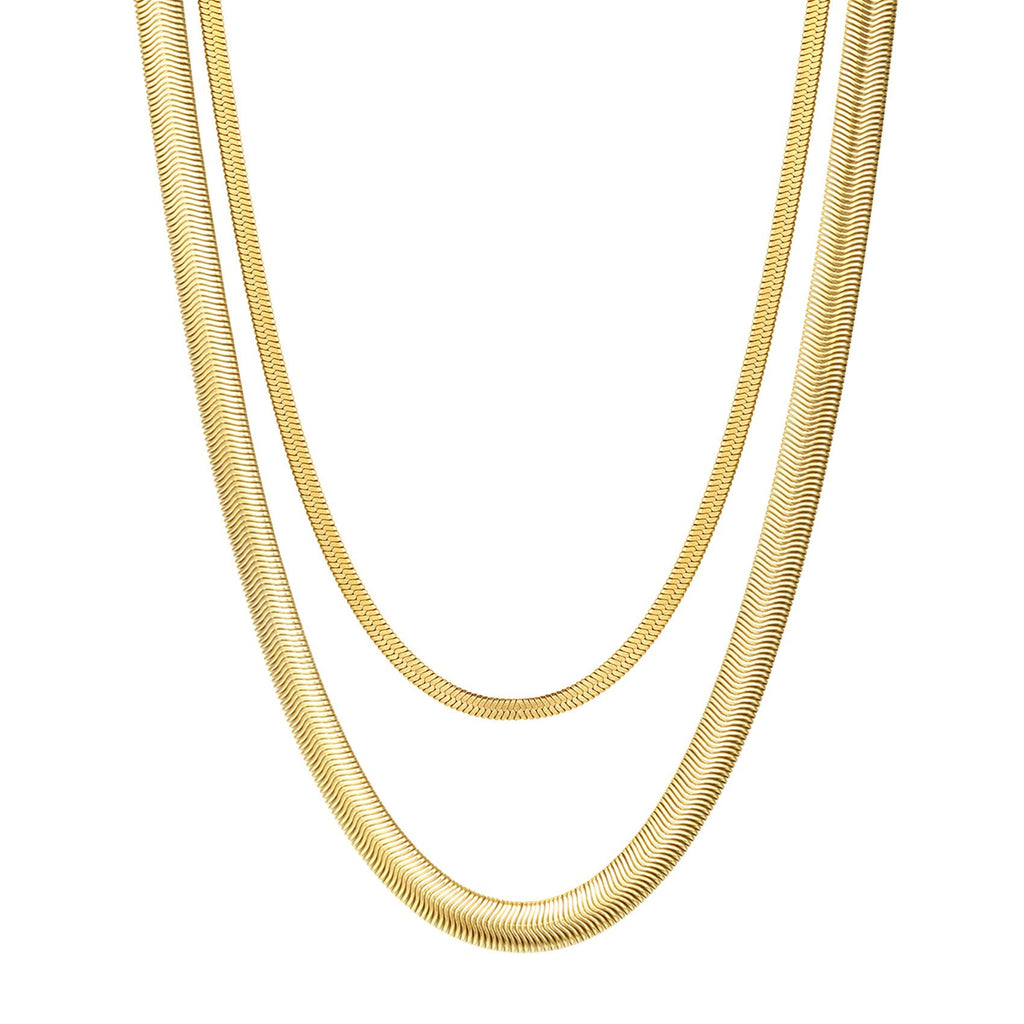 Snake Chain Necklace Set – Hey Happiness