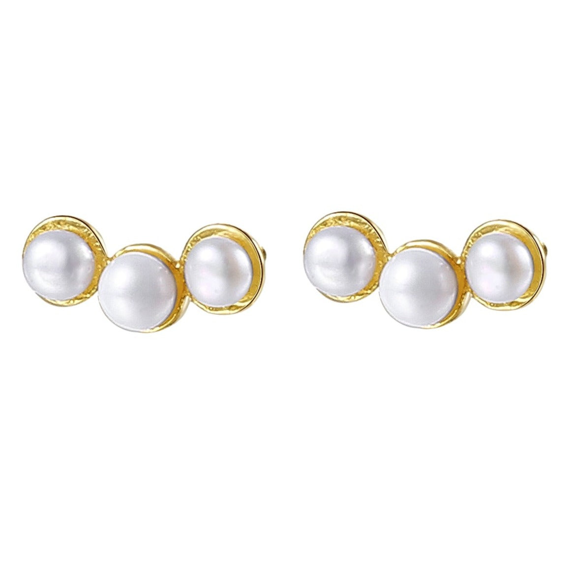 Klassische Perlen-Ohrstecker Für Damen & Mädchen - Schlicht, Elegant & Zeitlos